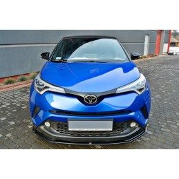 Maxton LAME DU PARE-CHOCS AVANT / SPLITTER V.1 TOYOTA C-HR Gloss Black, TO-CH-R-1-FD1G Tuning.fr