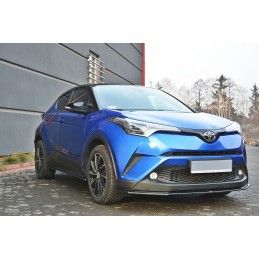 Maxton LAME DU PARE-CHOCS AVANT / SPLITTER V.1 TOYOTA C-HR Gloss Black, TO-CH-R-1-FD1G Tuning.fr