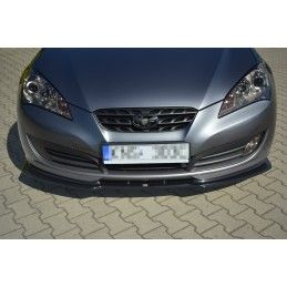 LAME AVANT MAXTON / SPLITTER HYUNDAI GENESIS COUPÉ MK.1 Noir Brillant