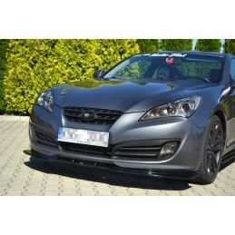 LAME AVANT MAXTON / SPLITTER HYUNDAI GENESIS COUPÉ MK.1 Noir Brillant