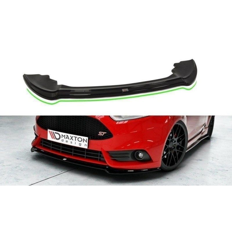 Maxton Lame Du Pare-Chocs Avant V.3 Ford Fiesta ST Mk7 FL Gloss Black, FO-FI-7F-ST-FD3G Tuning.fr