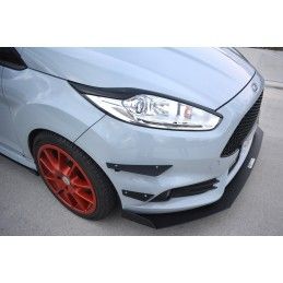 Maxton Paupieres De Phares V.2 Ford Fiesta ST / ST-Line / Standard Mk7 FL Gloss Black, FO-FI-7F-ST-L2G Tuning.fr