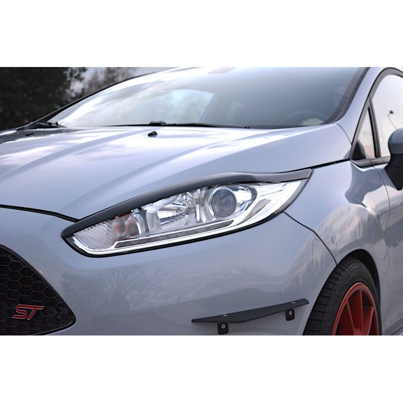 Maxton Paupieres De Phares V.1 Ford Fiesta ST / ST-Line / Standard Mk7 FL Gloss Black, FO-FI-7F-ST-L1G Tuning.fr