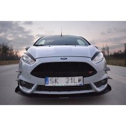 Maxton Paupieres De Phares V.1 Ford Fiesta ST / ST-Line / Standard Mk7 FL Gloss Black, FO-FI-7F-ST-L1G Tuning.fr