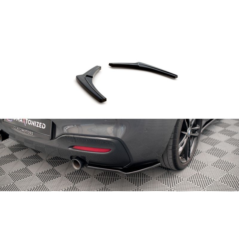 Maxton LAME DU PARE-CHOCS ARRIERE V.2 BMW 1 F20/F21 M-POWER FACELIFT Gloss Black, BM-1-F20F-M-RSD2G Tuning.fr