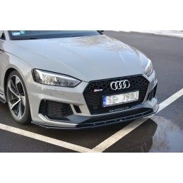 LAME AVANT MAXTON / Splitter V.1 Audi RS5 F5 Coupe / Sportback Noir Brillant