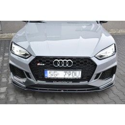 LAME AVANT MAXTON / Splitter V.1 Audi RS5 F5 Coupe / Sportback Noir Brillant