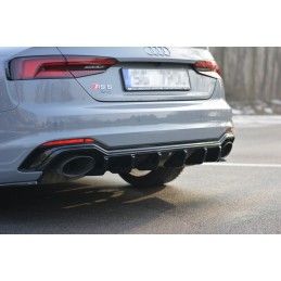 Maxton Rajout Du Pare-Chocs Arriere Audi RS5 F5 Coupe / Sportback Gloss Black, AU-RS5-2-RS1G Tuning.fr