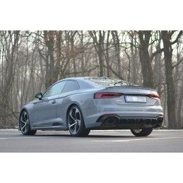 Maxton Rajout Du Pare-Chocs Arriere Audi RS5 F5 Coupe / Sportback Gloss Black, AU-RS5-2-RS1G Tuning.fr