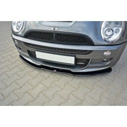 Maxton LAME DU PARE-CHOCS AVANT / SPLITTER MINI R53 COOPER S JCW Gloss Black, MC-S-1-53-JCW-FD1G Tuning.fr