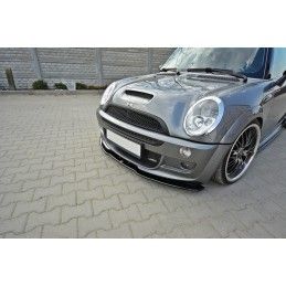 Maxton LAME DU PARE-CHOCS AVANT / SPLITTER MINI R53 COOPER S JCW Gloss Black, MC-S-1-53-JCW-FD1G Tuning.fr