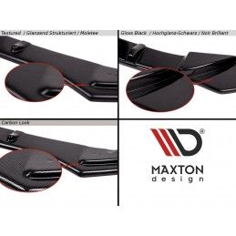 Maxton LAME DU PARE-CHOCS AVANT / SPLITTER MINI R53 COOPER S JCW Gloss Black, MC-S-1-53-JCW-FD1G Tuning.fr