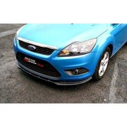 Maxton LAME DU PARE-CHOCS AVANT FORD FOCUS II APRES FACELIFT Gloss Black, FO-FO-2F-FD1G Tuning.fr