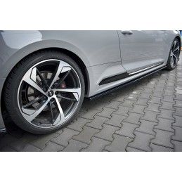 Maxton Set Des Diffuseur Des Bas De Caisse Audi RS5 F5 Coupe Gloss Black, AU-RS5-2-SD1G Tuning.fr