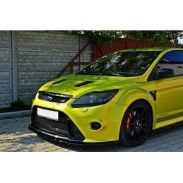 Maxton Lame Du Pare-Chocs Avant V.1 Ford Focus RS Mk2 Gloss Black, FO-FO-2-RS-FD1G Tuning.fr