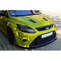 Maxton Lame Du Pare-Chocs Avant V.1 Ford Focus RS Mk2 Gloss Black, FO-FO-2-RS-FD1G Tuning.fr