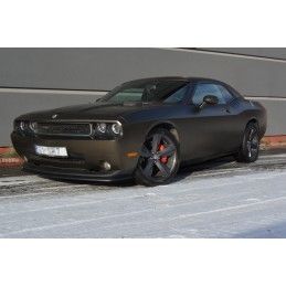 LAME AVANT MAXTON / SPLITTER DODGE CHALLENGER MK3. PHASE-I SRT8 COUPE Noir Brillant