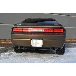 Maxton LAME DU PARE-CHOCS ARRIERE DODGE CHALLENGER MK3. PHASE-I SRT8 COUPE Gloss Black, DO-CHL-3-SRT8-RSD1G Tuning.fr