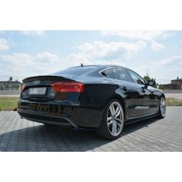 Maxton Rajouts Des Bas De Caisse Pour Audi S5 / A5 / A5 S-Line 8T / 8T FL Sportback Gloss Black, AU-A5-1F-SLINE-SB-SD1G Tuning.f