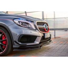 LAME AVANT MAXTON / SPLITTER MERCEDES-BENZ GLA 45 AMG SUV (X156) AVANT FACELIFT Noir Brillant