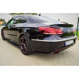 Maxton LAME DU PARE-CHOCS ARRIERE VOLKSWAGEN CC R-LINE Gloss Black, VW-CC-1F-RLINE-RSD1G Tuning.fr