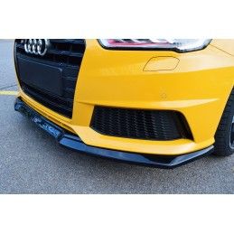 Maxton Lame Du Pare-Chocs Avant Audi S1 8X Gloss Black, AU-S1-1-FD1G Tuning.fr