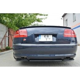 Maxton CENTRAL ARRIÈRE SPLITTER AUDI S8 D3 (sans barres verticales) Gloss Black, AU-S8-D3-RD1G Tuning.fr