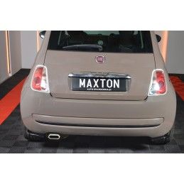 Maxton LAME DU PARE-CHOCS ARRIERE FIAT 500 HATCHBACK AVANT FACELIFT Gloss Black, FI-500-RSD1G Tuning.fr
