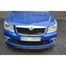 Maxton Lame Du Pare-Chocs Avant V.2 Skoda Octavia RS Mk2 FL Gloss Black, SK-OC-2F-RS-FD2G Tuning.fr