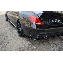 LAME ARRIERE MAXTON MERCEDES- BENZ C43 AMG W205 Noir Brillant