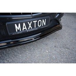 LAME AVANT MAXTON / SPLITTER V.1 MERCEDES-BENZ S-CLASS AMG-LINE W222 Noir Brillant