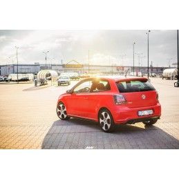 LAME ARRIERE MAXTON VOLKSWAGEN POLO MK5 GTI 6R AVANT FACELIFT Noir Brillant