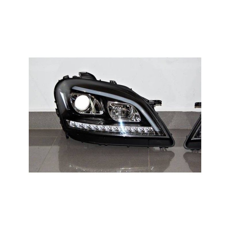 Phare Avant Lumière De Jour Mercedes W164 05-08 Noir Led clignotant séquentiel, Nouveaux produits eurolineas Phare Avant Lumière De Jour Mercedes W164 05-08 Noir Led clignotant séquentiel, Nouveaux produits eurolineas