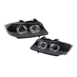 Phare Avant Lumière De Jour BMW E90 '09-11 Xenon DRL Noir, Nouveaux produits eurolineas