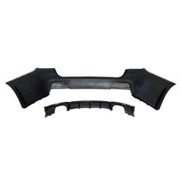 Pare-Choc Arrière BMW F31 Look M Performance 2 Sortie double Noir brillant, Nouveaux produits eurolineas