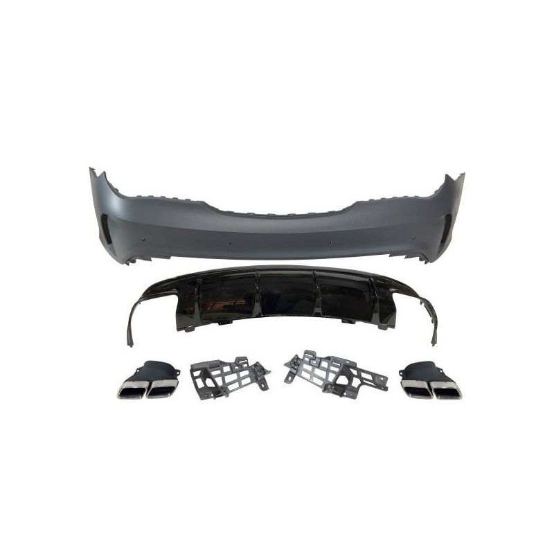 Pare-Choc Arièrre Mercedes W117 2013-2018 LCI 4P / SW Look AMG A45, Nouveaux produits eurolineas Pare-Choc Arièrre Mercedes W117 2013-2018 LCI 4P / SW Look AMG A45, Nouveaux produits eurolineas