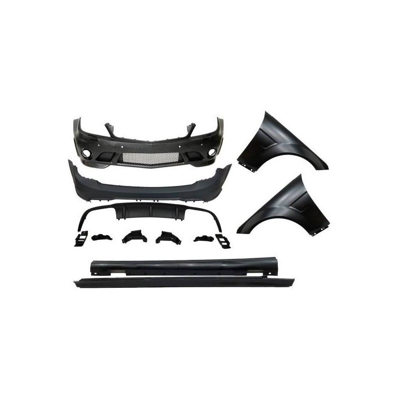 Kit De Carrosserie Mercedes W204 SW 07-10 Look C63 ABS, Nouveaux produits eurolineas Kit De Carrosserie Mercedes W204 SW 07-10 Look C63 ABS, Nouveaux produits eurolineas