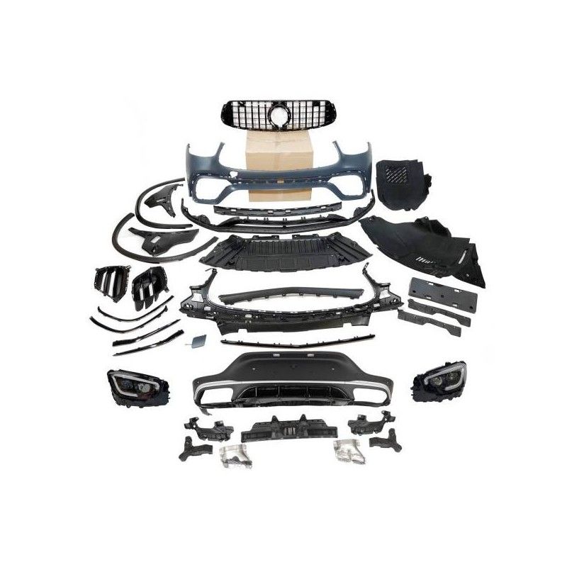 Kit De Carrosserie Mercedes GLC X253 COUPE 2016-2019 Look 2020 GLC63, Nouveaux produits eurolineas Kit De Carrosserie Mercedes GLC X253 COUPE 2016-2019 Look 2020 GLC63, Nouveaux produits eurolineas