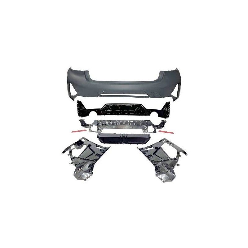 Pare-Choc Arrière BMW G20 LCI 2023+ look M-Performance Noir brillant, Nouveaux produits eurolineas Pare-Choc Arrière BMW G20 LCI 2023+ look M-Performance Noir brillant, Nouveaux produits eurolineas