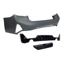 Pare-Choc Arrière BMW G20 LCI 2023+ look M-Performance Noir brillant, Nouveaux produits eurolineas