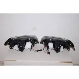 Set De Phares Avant Angel Eyes BMW E46 1999-2002 2-Porte Noir Modèle II, Bmw