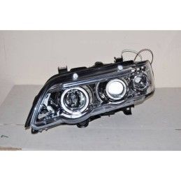 Set De Phares Avant Angel Eyes BMW X5 2001 Chromé, Bmw