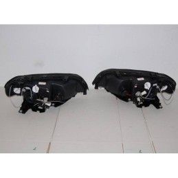 Set De Phares Avant Angel Eyes BMW X5 2001 Noir, Bmw