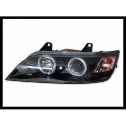 Set De Phares Avant Angel Eyes BMW Z3 1996-2002 Noir, Bmw