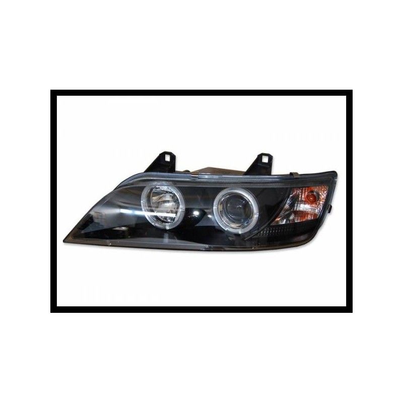 Set De Phares Avant Angel Eyes BMW Z3 1996-2002 Noir, Bmw Set De Phares Avant Angel Eyes BMW Z3 1996-2002 Noir, Bmw