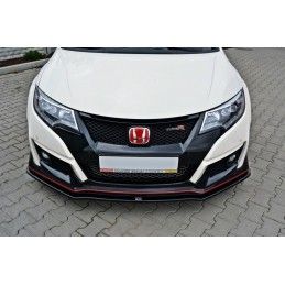 LAME AVANT MAXTON v.1 HONDA CIVIC IX TYPE R Noir Brillant