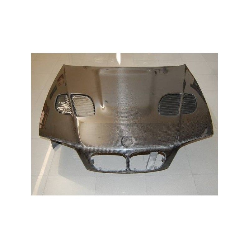 Capot Carbone BMW E46 '98-01 4P. M3 GTR C/T, Serie 3 E46/ M3 Capot Carbone BMW E46 '98-01 4P. M3 GTR C/T, Serie 3 E46/ M3
