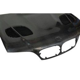 Capot Carbone BMW E46 '02-06 2P. Look M3 GTR C/T, Serie 3 E46/ M3