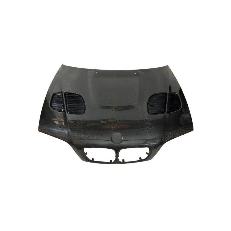 Capot Carbone BMW E46 Look M3 GTR, Serie 3 E46/ M3 Capot Carbone BMW E46 Look M3 GTR, Serie 3 E46/ M3