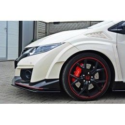 LAME AVANT MAXTON v.1 HONDA CIVIC IX TYPE R Noir Brillant